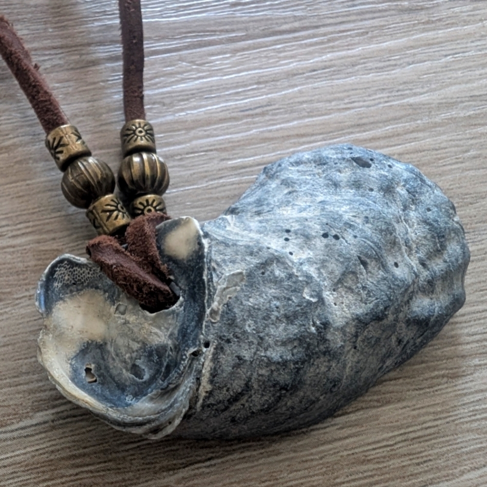 Oyster Shell Necklace (reFuse Jewelry)
